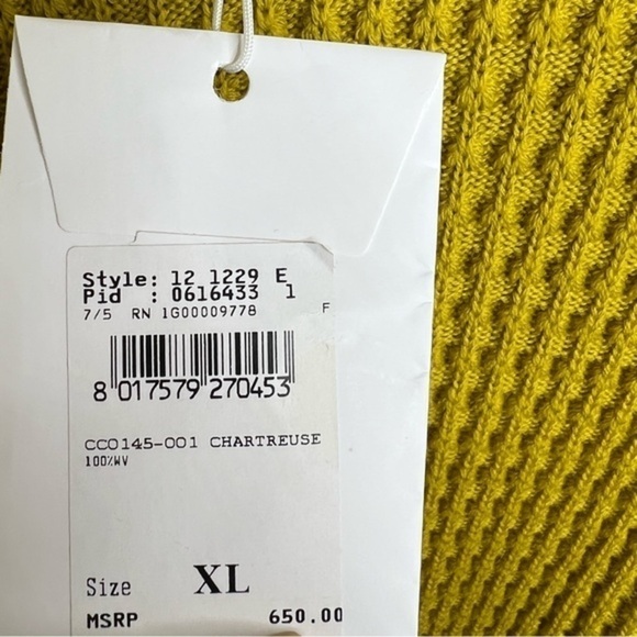 Salvatore Ferragamo Men’s Wool Sweater Sz Large $675 - Picture 3 of 5